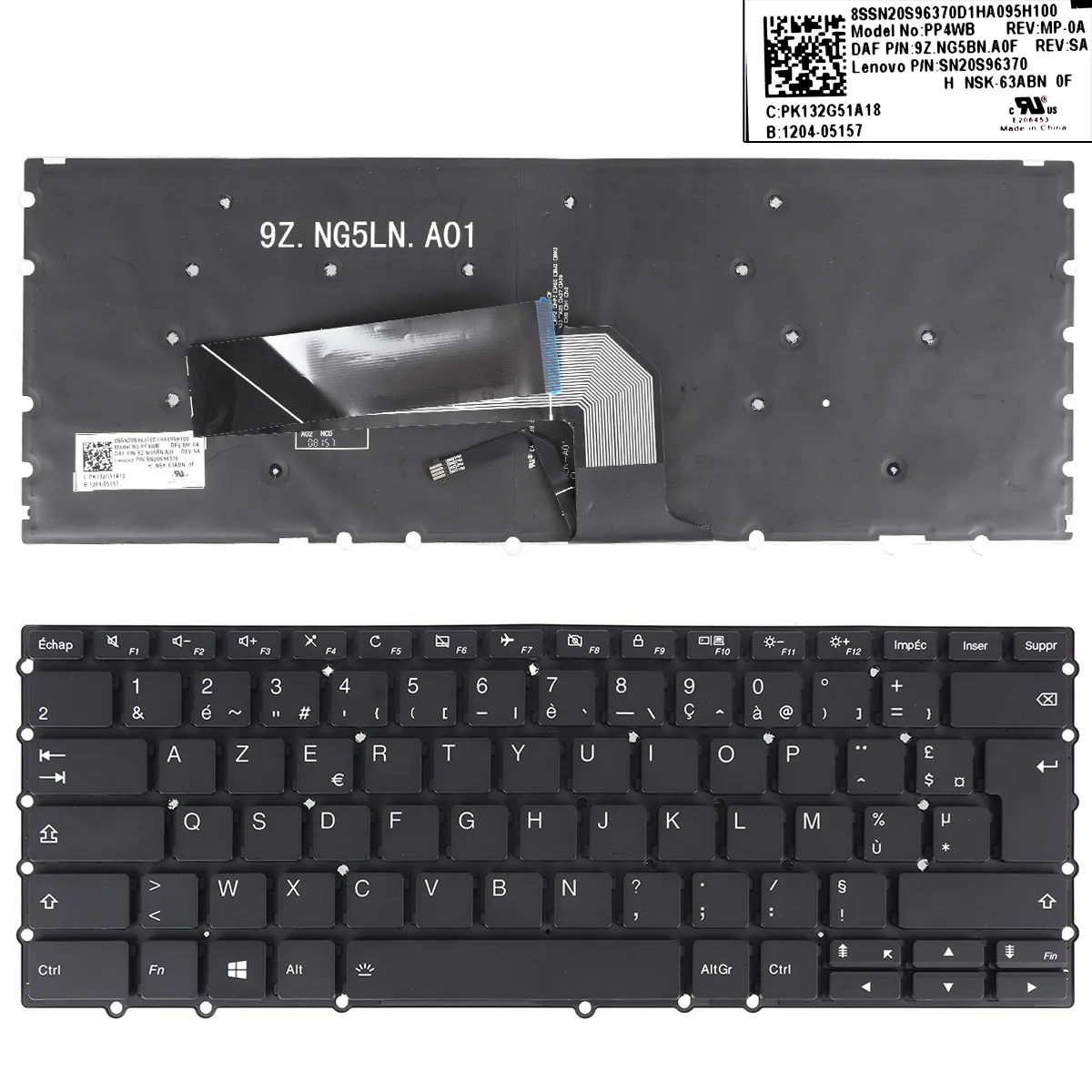 Picture of LENOVO 14W GEN 1 BLACK（Backlit，Without FRAME，win8）Disassemble